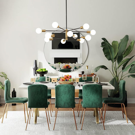 Modern Chandelier Ceiling Light Fixture Sputnik Chandeliers Gold and