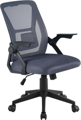 Mid-Back Swivel Ergonomic Office Chair with Adjustable Arms, Mesh