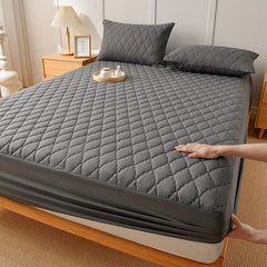 Luxury Quilted Waterproof Mattress Protector  Hypoallergenic
