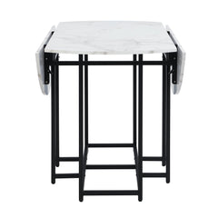 Space-Saving 5-Piece Extendable Kitchen Dining Table Set for Small