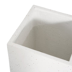 MGO Handmade Rectangle Planter Box, 20''H, White