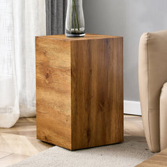 Modern MDF Coffee Table with Wood Grain Texture and Stylish Design