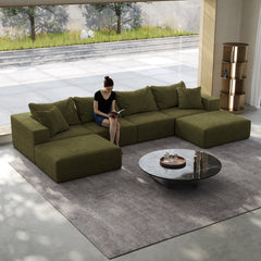 Oversized sponge cloud sofa,Modern Upholstered Sectional Sofa Couch