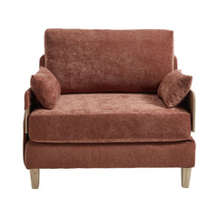 Mid-Century Modern Foldable Sofa Bed Recliner, 3-in-1 Convertible