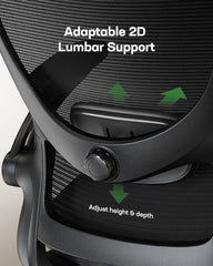 Office Chair Ergonomic Desk Chair with 3 Ways PU Armrests and