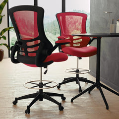 Kelista Mid-Back Swivel Office Chair with Adjustable Seat Height,