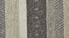 2' X 3' Gray Wool Floral Hand Woven Area Rug