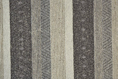 2' X 3' Gray Wool Floral Hand Woven Area Rug