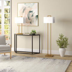 68" Brass Traditional Shaped Floor Lamp With White Frosted Glass