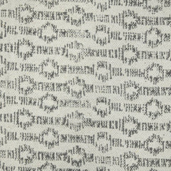 7' X 10' Gray Geometric Flatweave Handmade Distressed Area Rug With