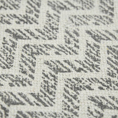 7' X 10' Gray Geometric Flatweave Handmade Distressed Area Rug With