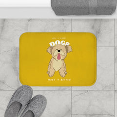 Life is Great, Dogs Make it Better Bath Mat