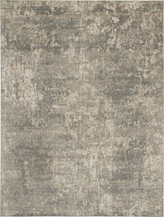 7' X 10' Beige and Gray Abstract Power Loom Area Rug