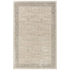 2' X 3' Beige Floral Area Rug