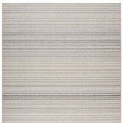 5' X 8' Gray and Ivory Abstract Area Rug