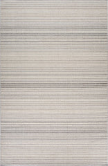 5' X 8' Gray and Ivory Abstract Area Rug