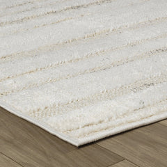 4' X 6' Gray and Beige Geometric Distressed Area Rug