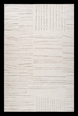 4' X 6' Gray and Beige Geometric Distressed Area Rug