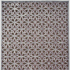 10' X 13' Purple Brown and Gray Geometric Power Loom Area Rug