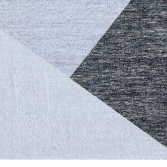 8' X 11' Blue and Gray Geometric Area Rug