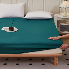 Waterproof Noiseless Fitted Mattress Protector  Soft  Washable