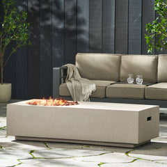 RECTANGLE 14.75' MGO FIRE PIT - 50 000 BTU