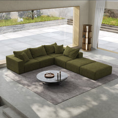 Oversized sponge cloud sofa,Modern Upholstered Sectional Sofa Couch