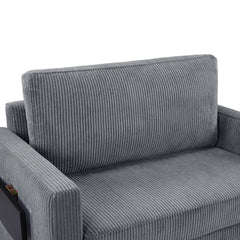 Twin Size Sofa Bed 47.2' Sleeper Sofa Loveseat Sofa with Foldable