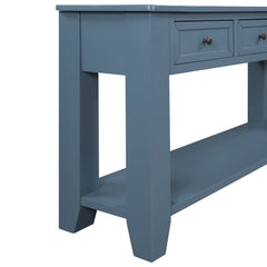 55'' Modern Console Table Sofa Table for Living Room with 3 Drawers