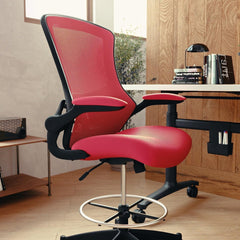 Kelista Mid-Back Swivel Office Chair with Adjustable Seat Height,