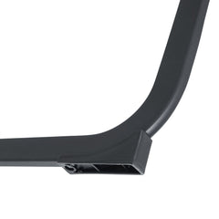 Retro - style Suede - like Tech Fabric Dining Chairs, Sturdy Metal