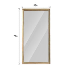 32"*70"Full body floor mirror - elegant frame design, durable