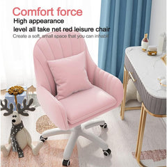 Home Office Chair Computer Chair with Mid-Back Upholstered Modern