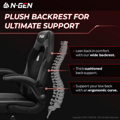 N-GEN Video Gaming Computer Chair Ergonomic Office Chair Desk Chair