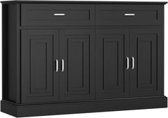 Sideboard Buffet Cabinet with Storage, 55.1" Large Kitchen Storage