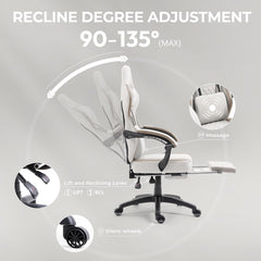Gaming Chair Breathable Fabric Computer Chair with Pocket Spring
