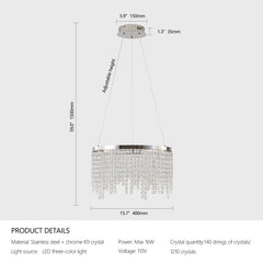 15.7-inch Fancy hanging ceiling lamps luxury modern pendant light