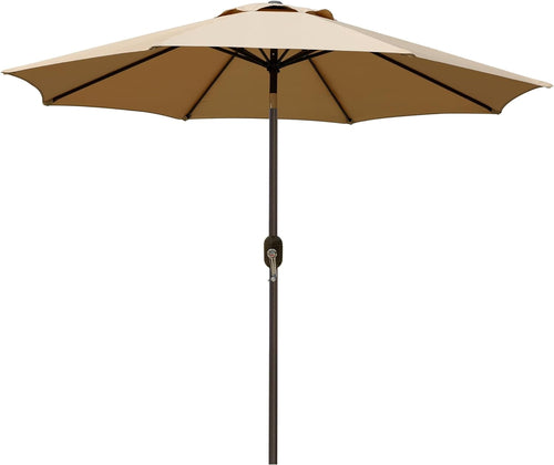 9' Outdoor Patio Umbrella, Outdoor Table Umbrella, Yard Umbrella,