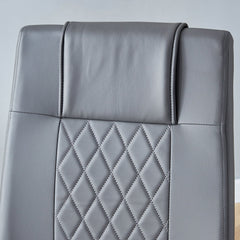 Modern Dining Chairs with Faux Leather Padded Seat Dining Living Room