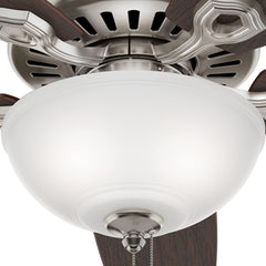 Fan Company 53090 Builder Deluxe Indoor Ceiling Fan with LED Light and