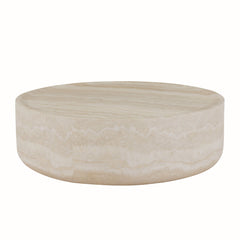 31.49''  Faux MARS Pattern Coffee Tables for Living Room Round Tea
