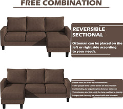 Aadvik 77.55'' Upholstered Sofa Chaise