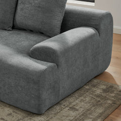 110.25x67'' Modern Upholstered L-Shape Sectional Sofa Couch, Modular