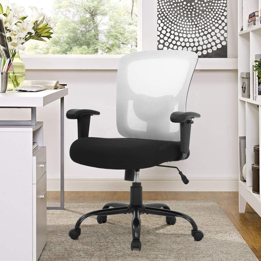 Big and Tall Office Chair 400Lbs Desk Chair Mesh Computer Chair with