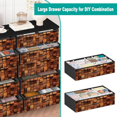 TV Stand Dresser for Bedroom, Tall Fabric Drawer Dresser, Chest of
