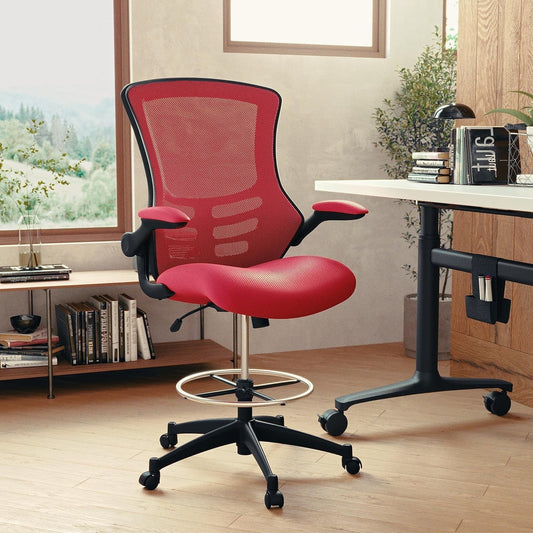 Kelista Mid-Back Swivel Office Chair with Adjustable Seat Height,