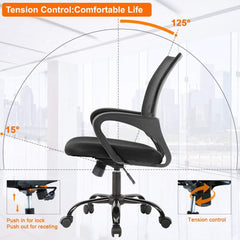 Ergonomic Office Chair Home Desk Chair Task Mesh Computer Chair Gaming