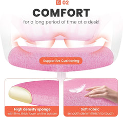 Office Chair Computer Desk Chair Gaming Ergonomic Mid Back Cushion