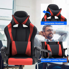 Gaming Chair Racing Chair Office Chair Ergonomic High-Back Leather