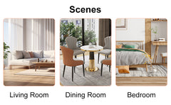 Table and chair set, modern and minimalist dining table, imitation